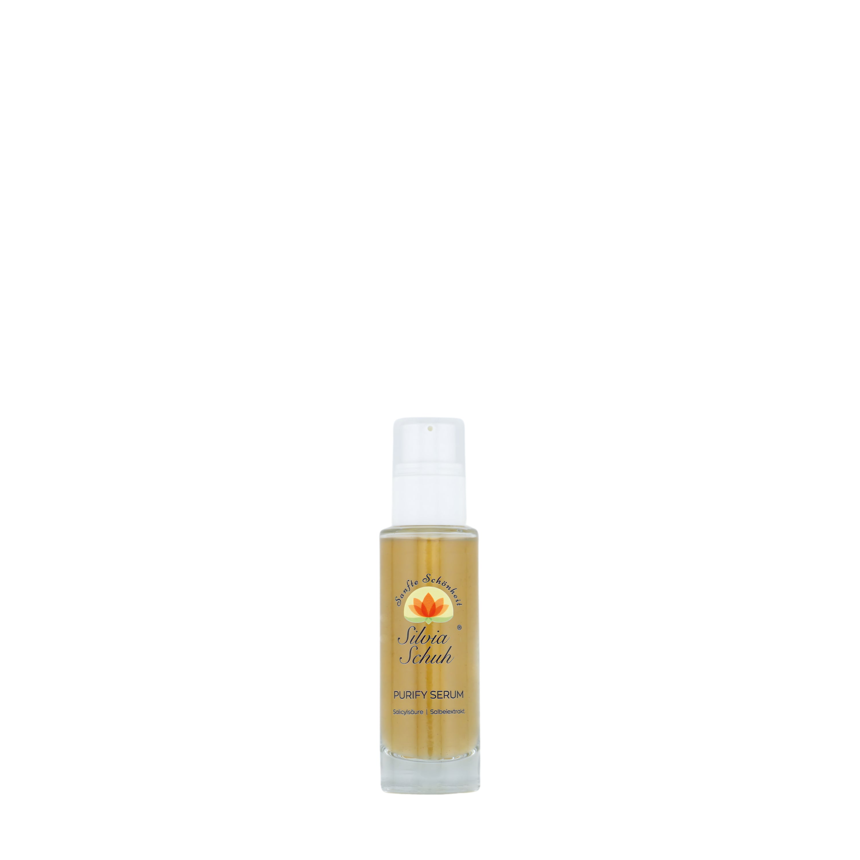 Purify Serum in transparenter Glasflasche