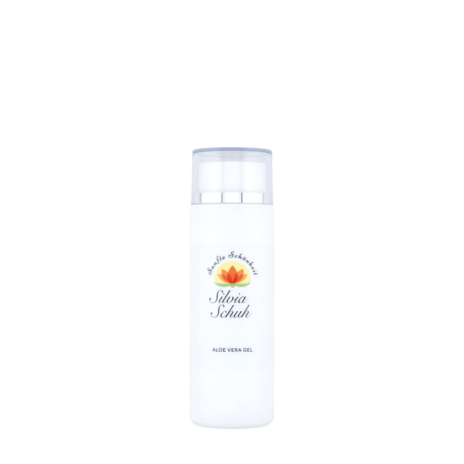 Aloe Vera Gel in einer weißen Flasche