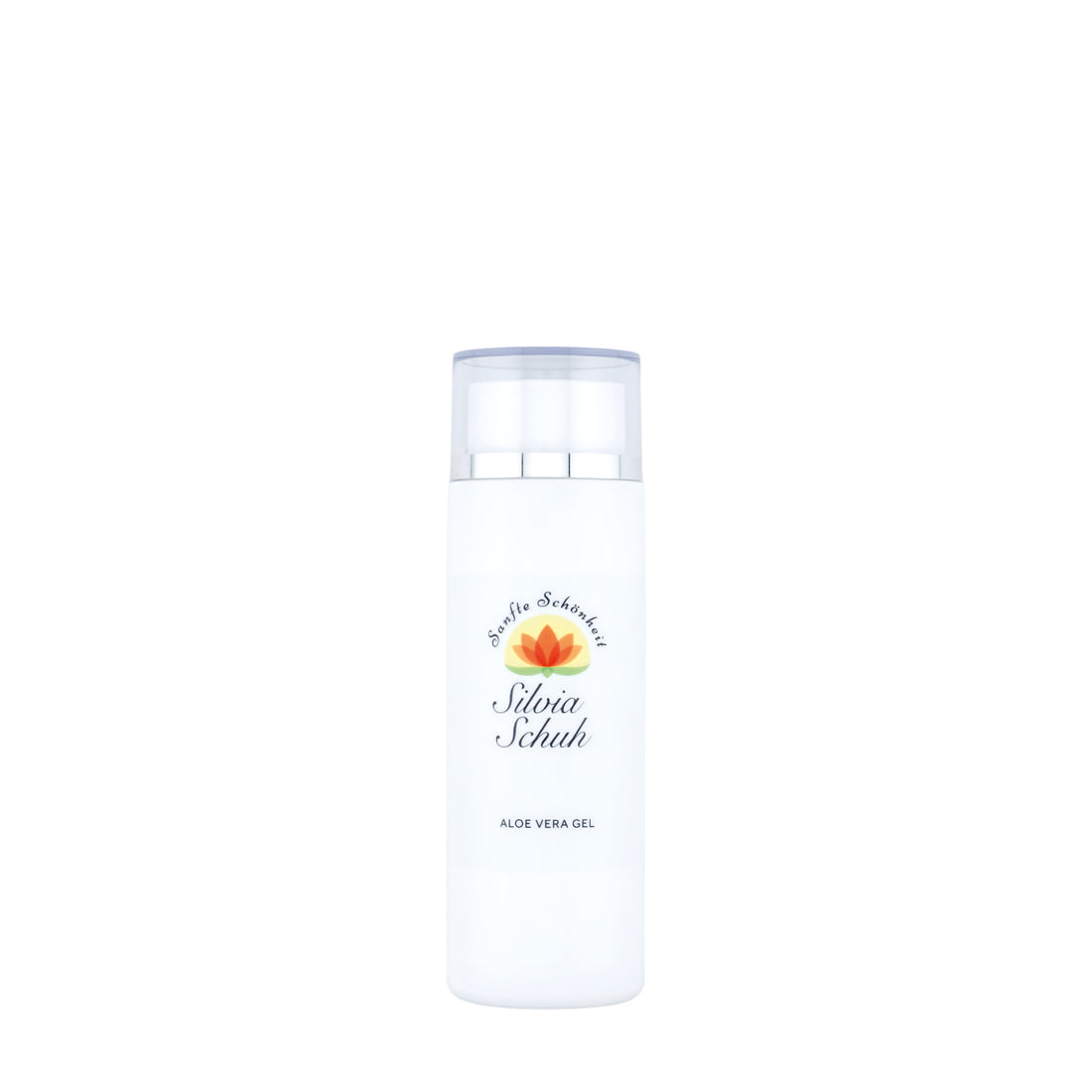 Aloe Vera Gel in weißem Pumpspender