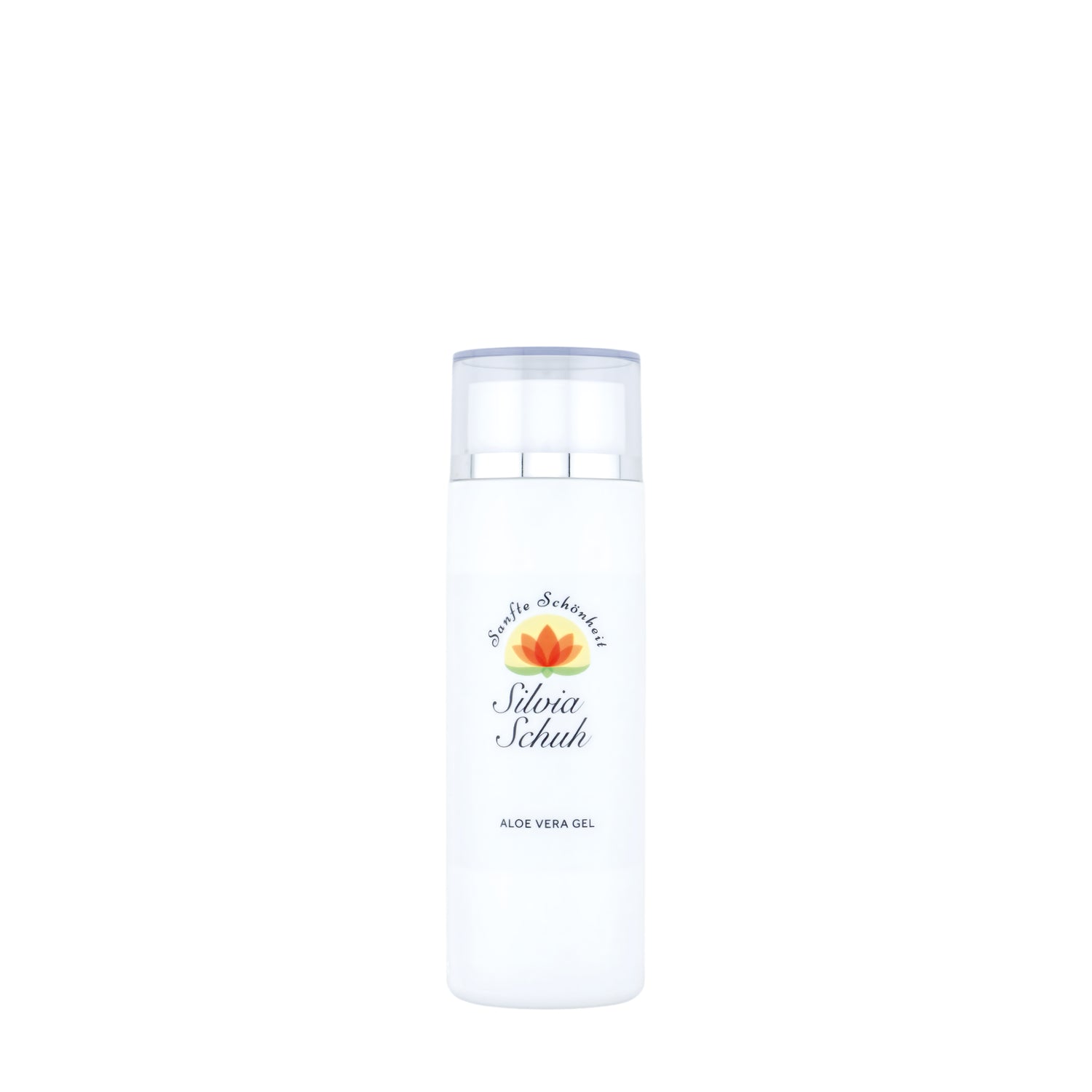 Aloe Vera Gel in weißem Pumpspender