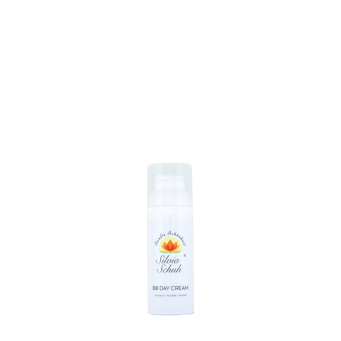 BB Day Cream in weißem Pumpspender