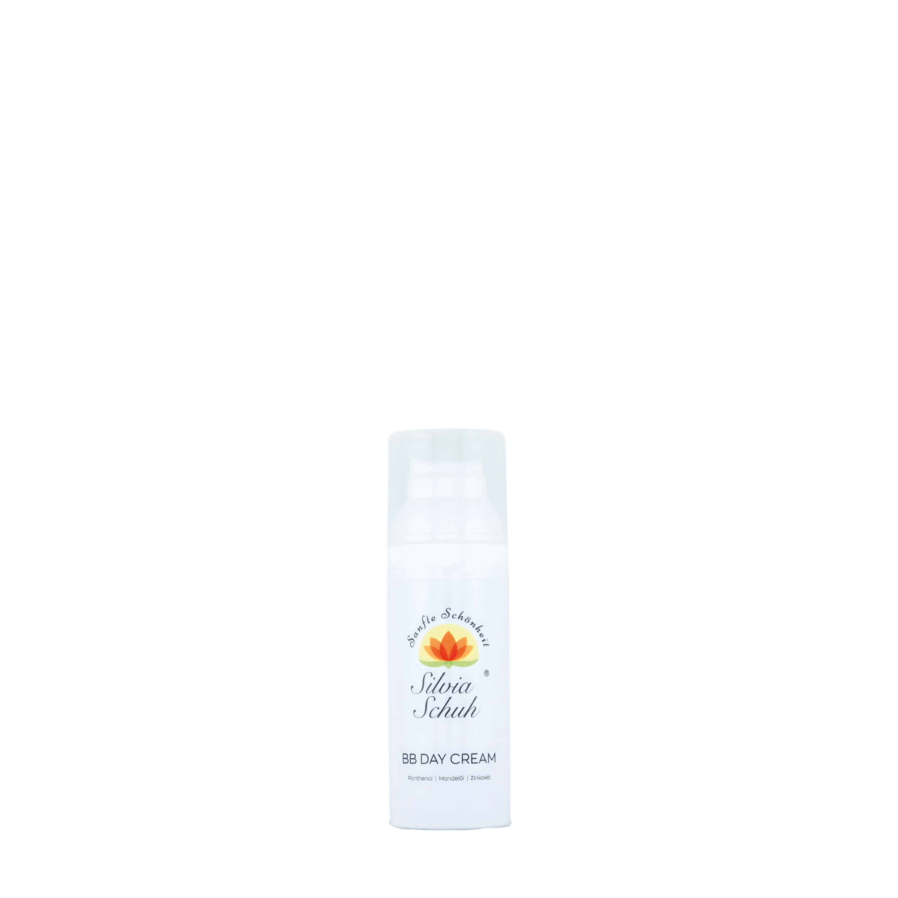 BB Day Cream in weißem Pumpspender