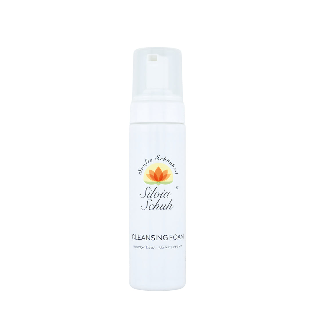 Cleansing Foam in weißem Pumpspender