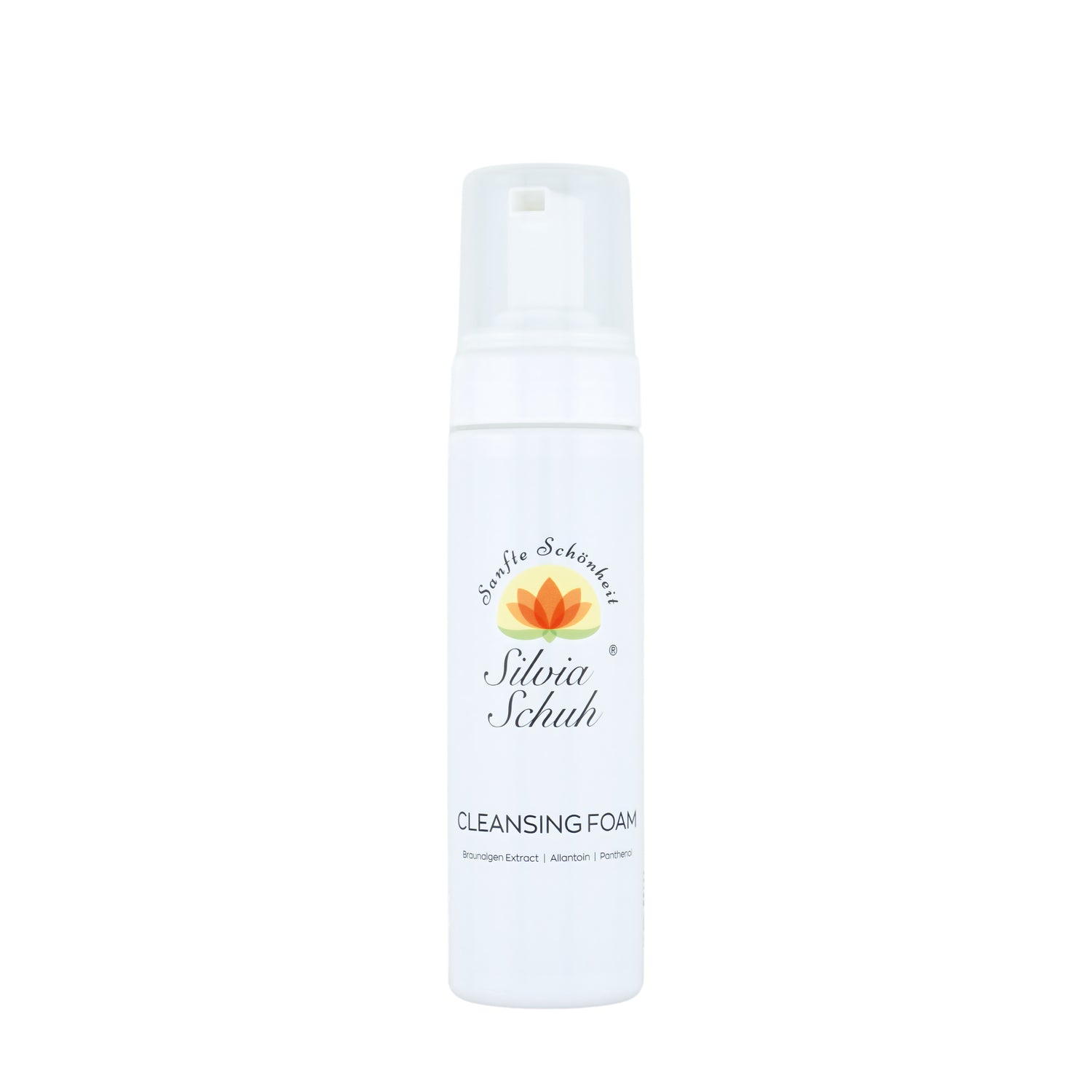 Cleansing Foam in weißem Pumpspender