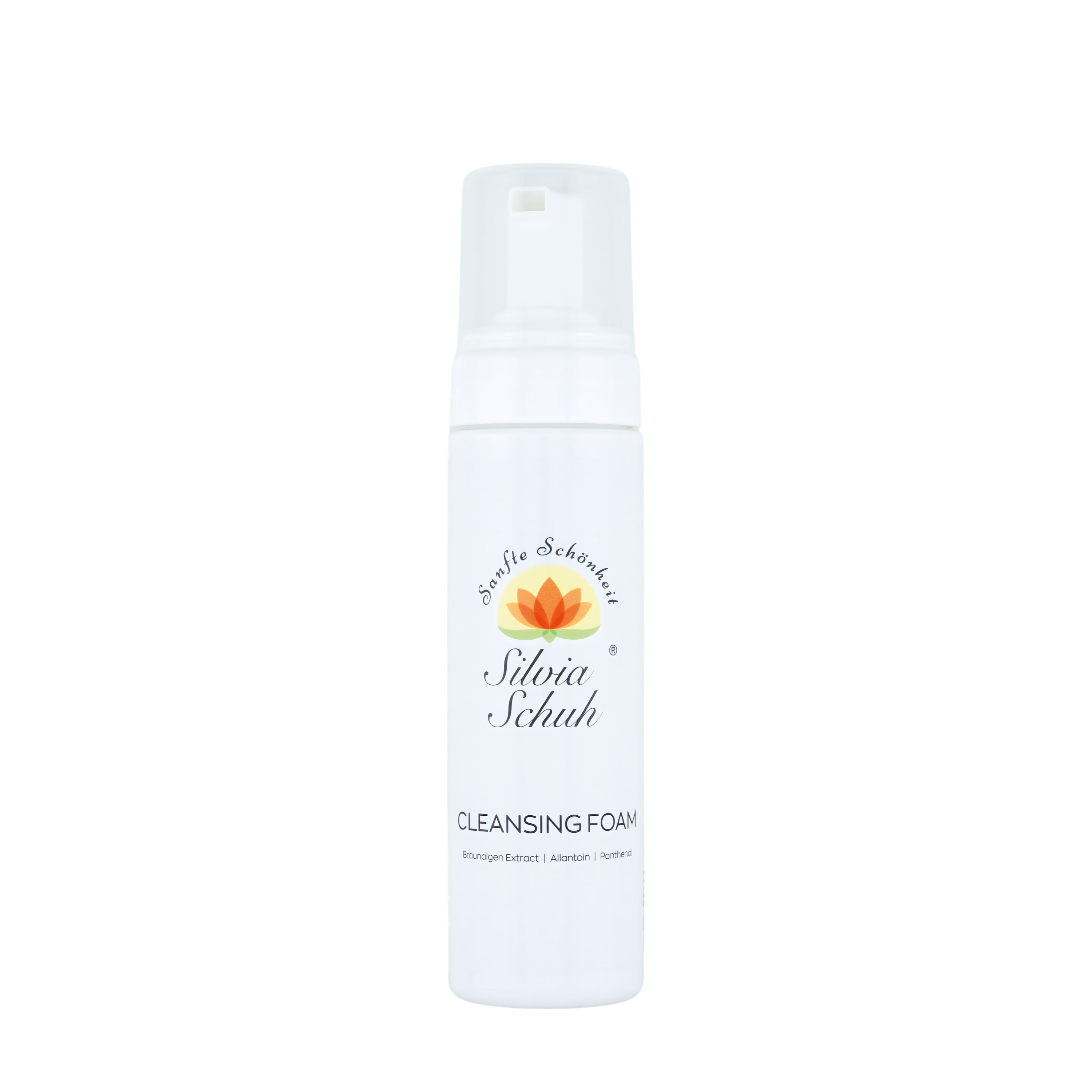 Cleansing Foam in weißem Pumpspender