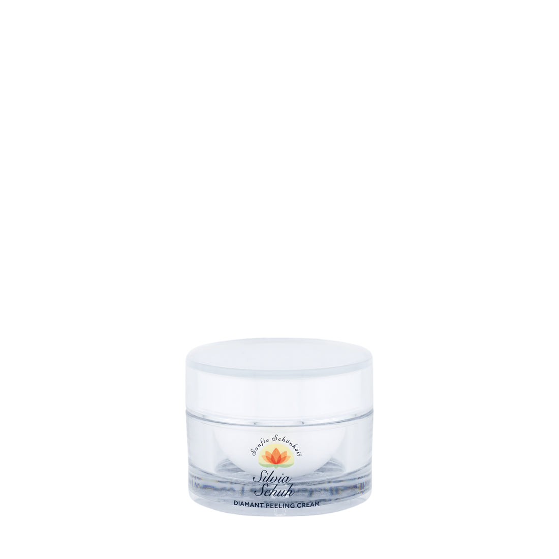 Diamant Peeling Cream in transparentem Kunststofftiegel