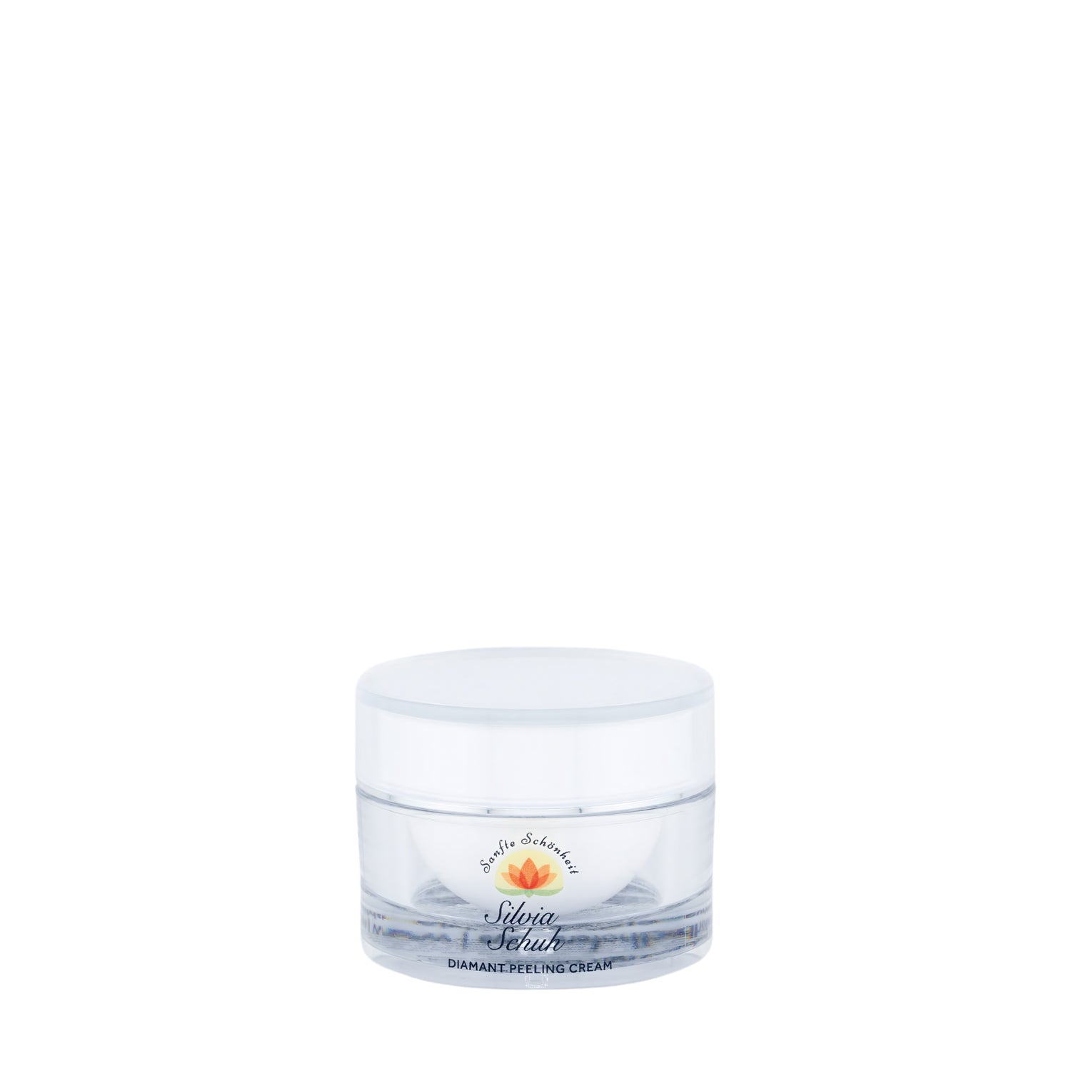 Diamant Peeling Cream in transparentem Kunststofftiegel