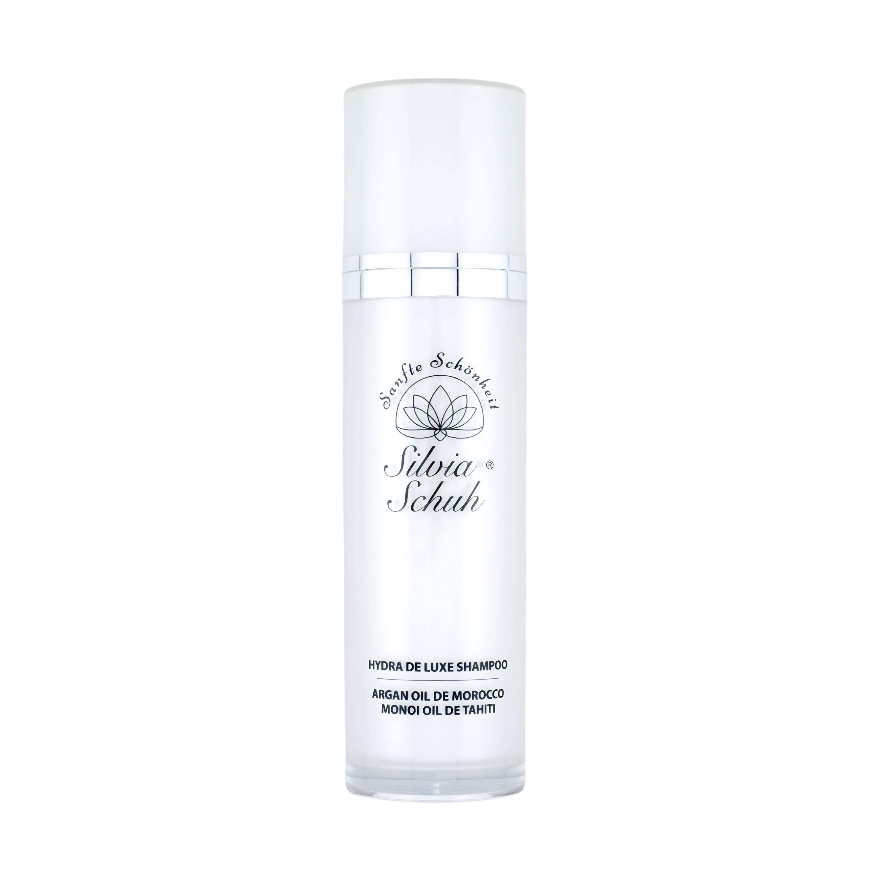 Hydra de Luxe Shampoo in beiger Kunststoffflasche