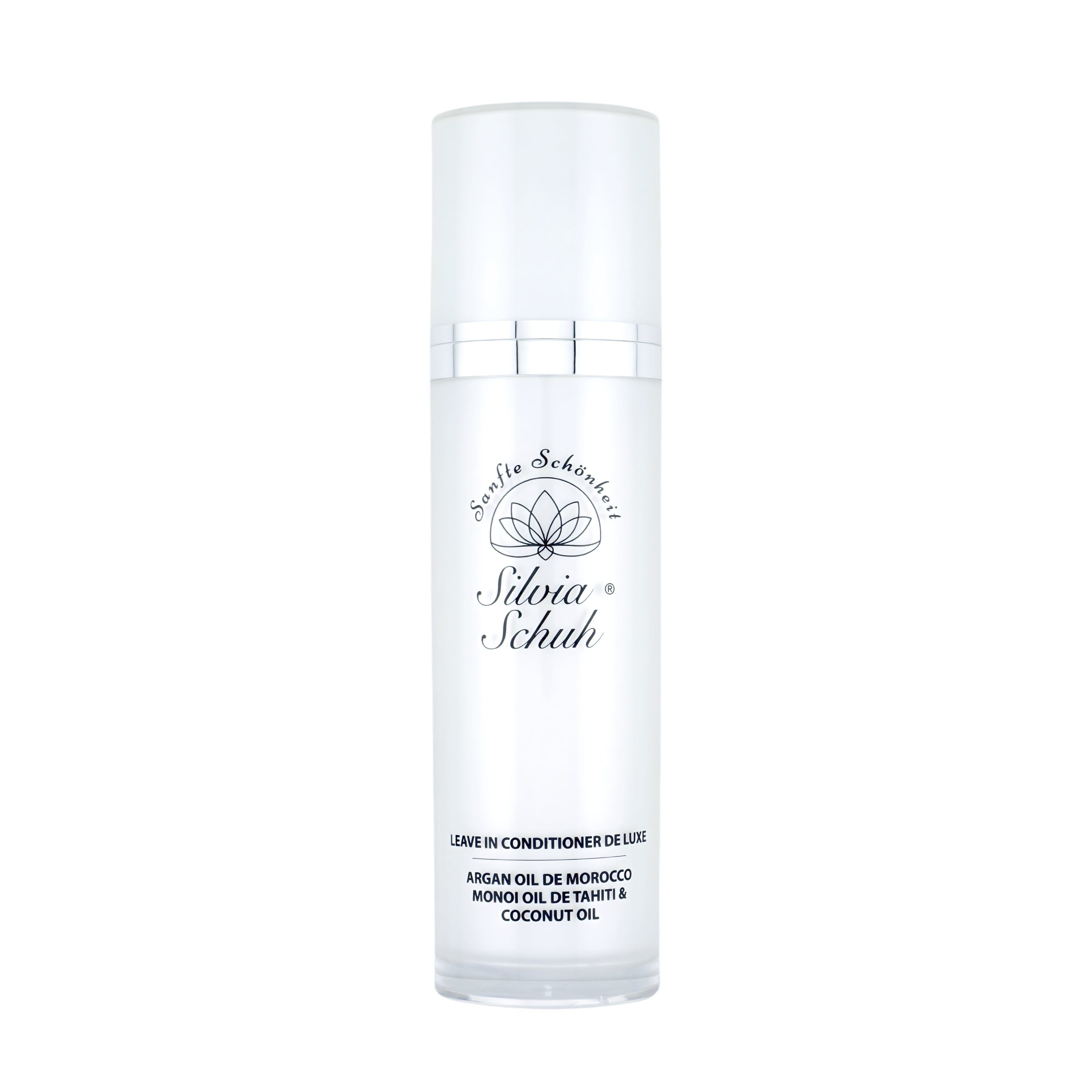 Leave-In Conditioner de Luxe in beiger Kunststoffflasche