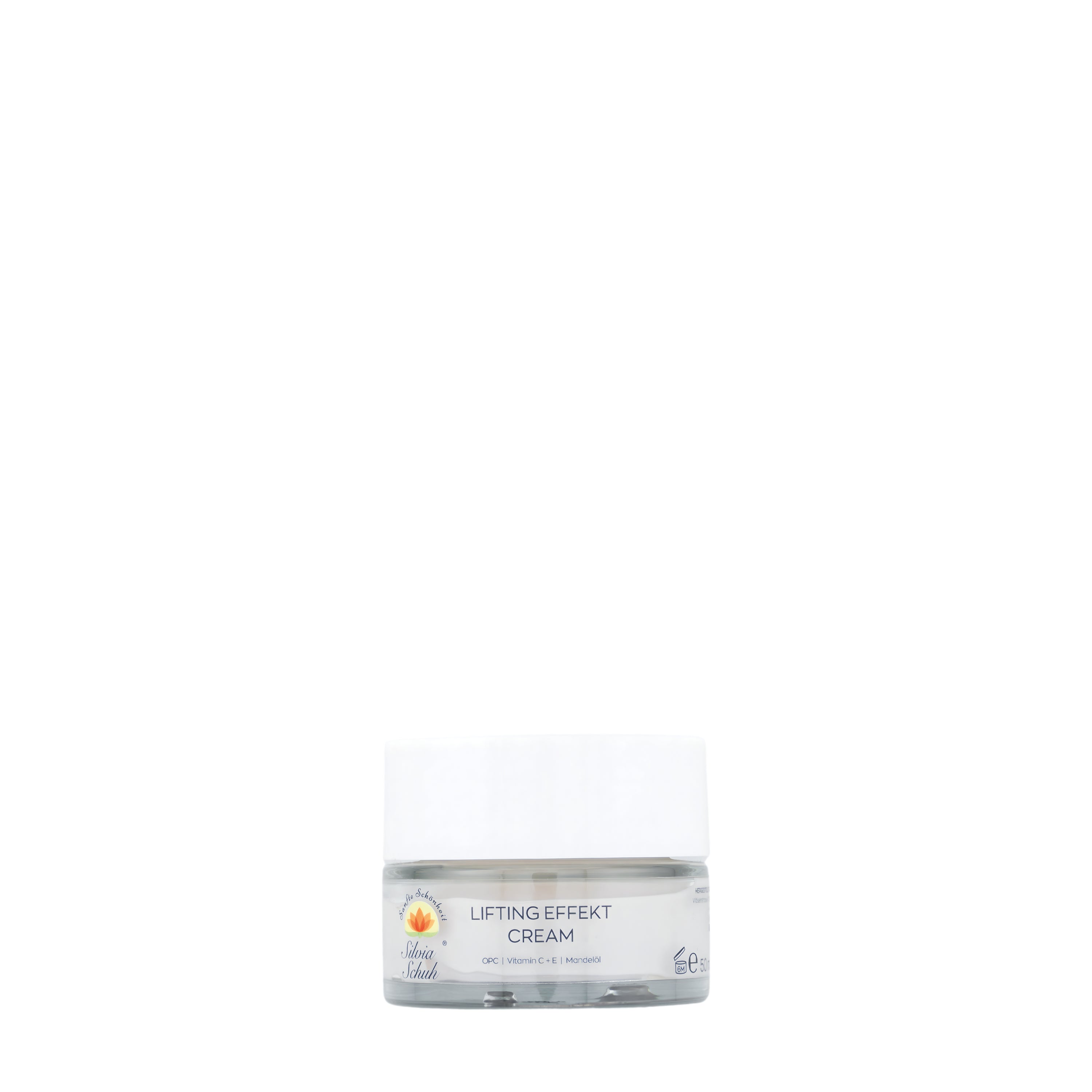 Lifting Effect Cream in transparentem Glastiegel