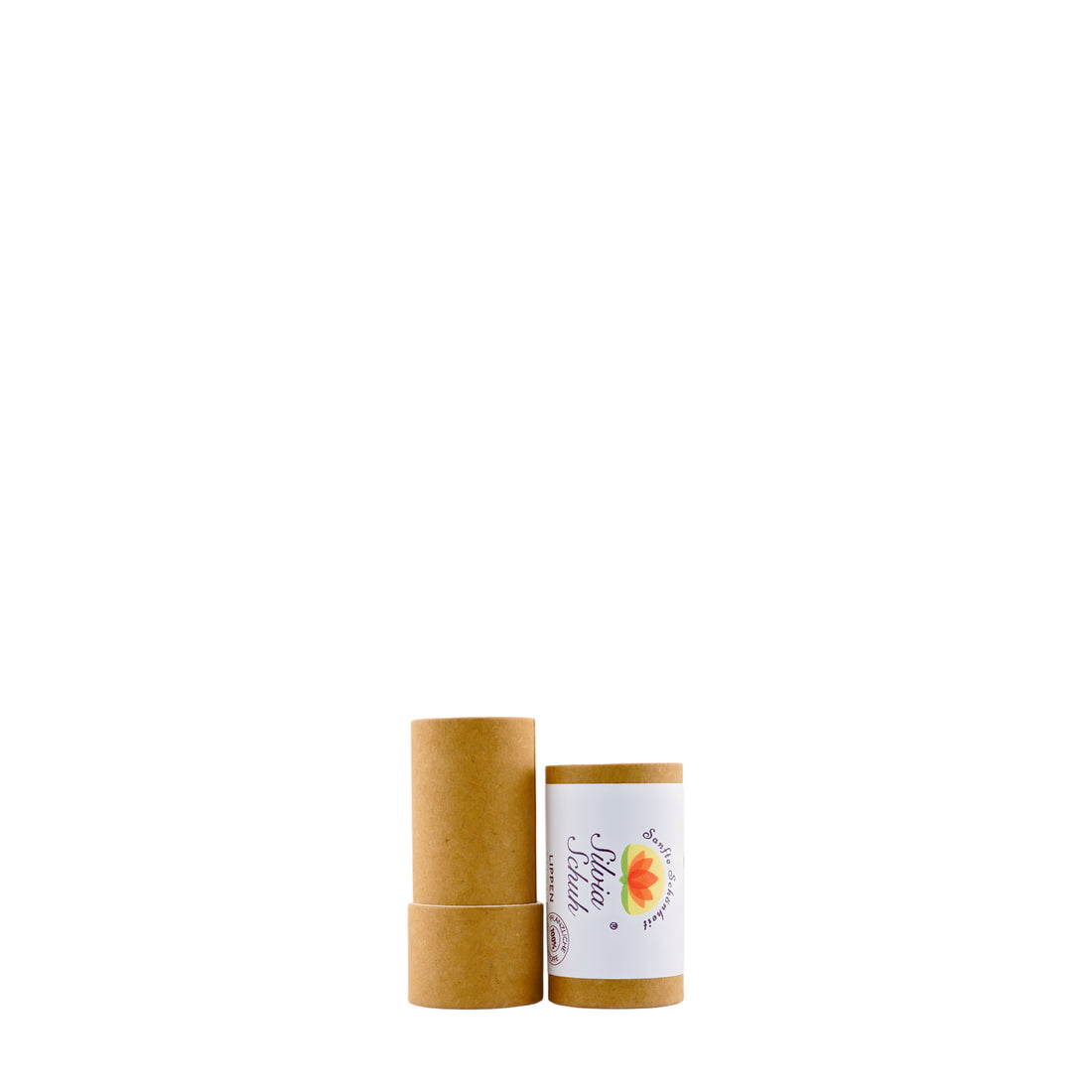 Lippenbalsam in brauner Kartonverpackung