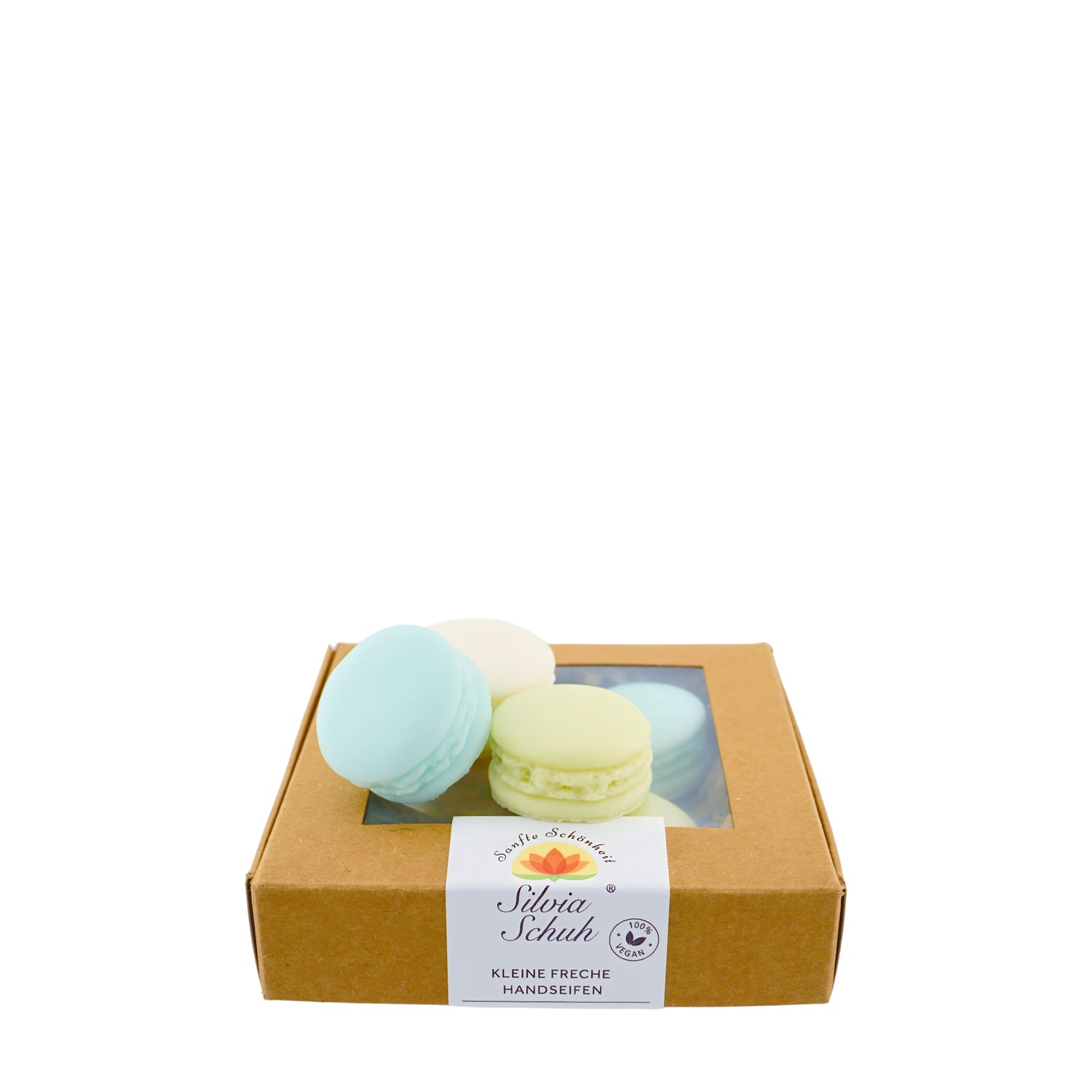 Macarons Seifen in Kartonbox