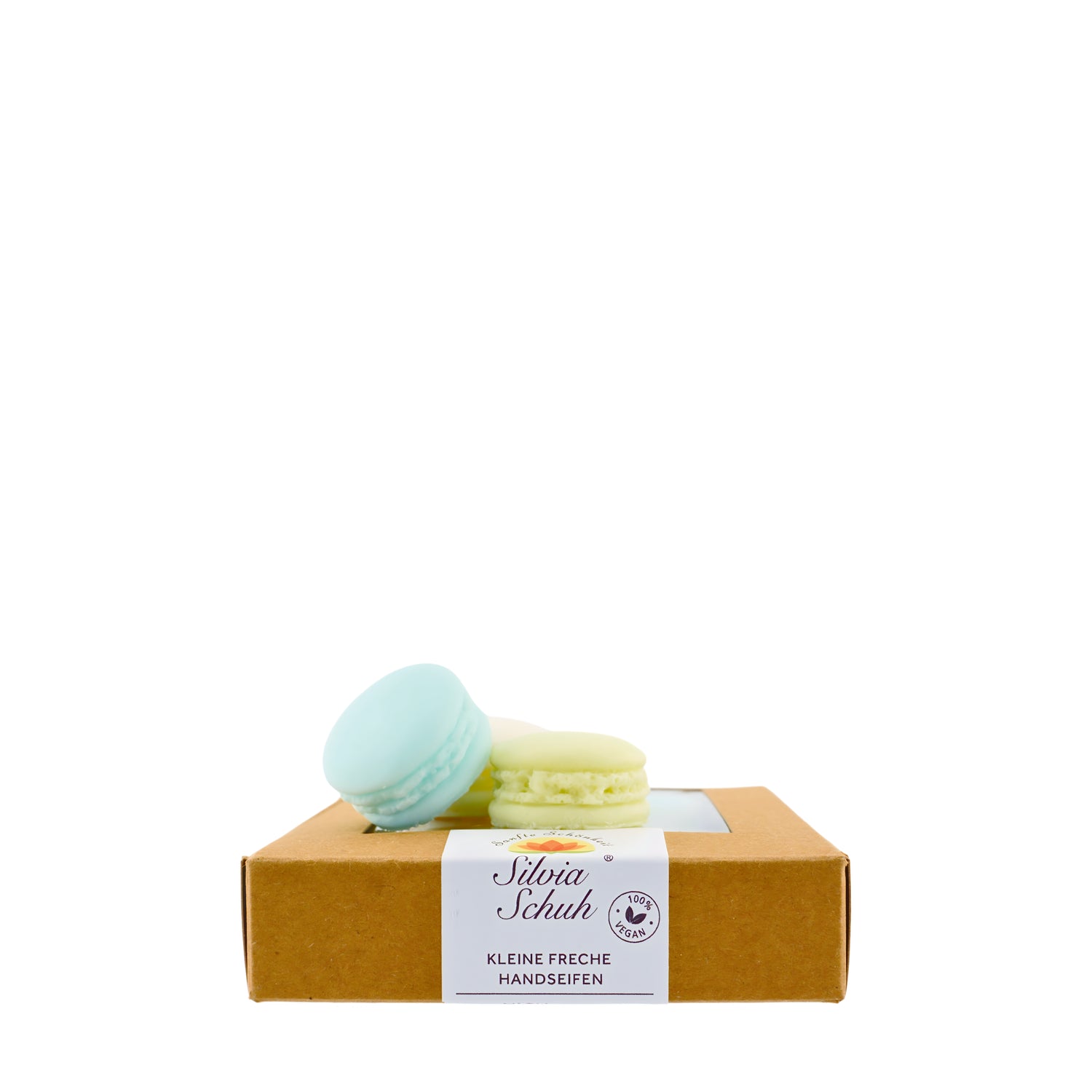 Macarons Seifen in Kartonbox