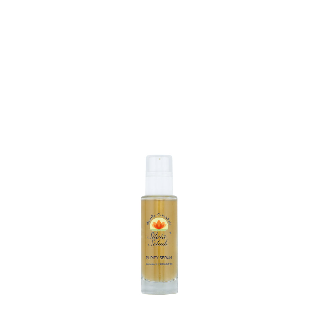 Purify Serum in transparenter Glasflasche
