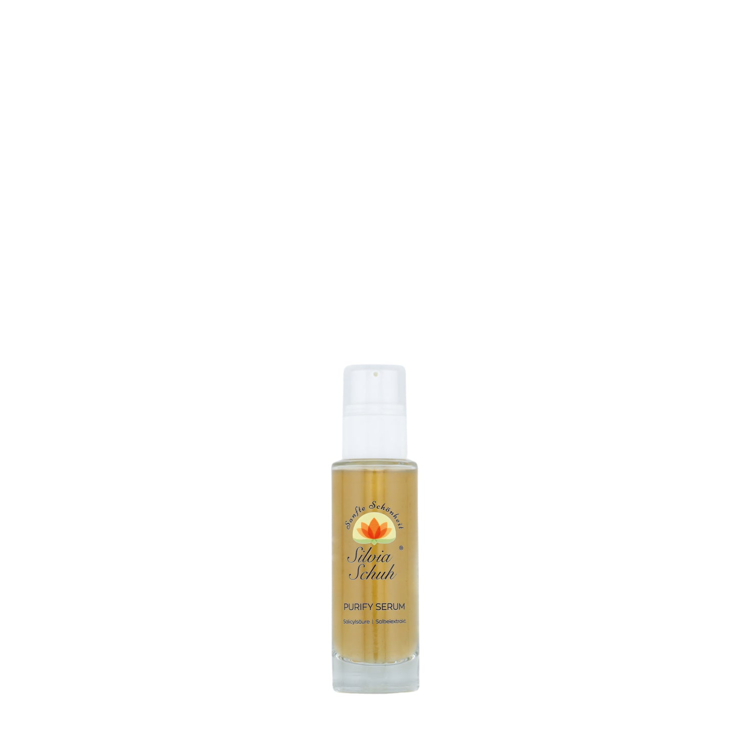 Purify Serum in transparenter Glasflasche