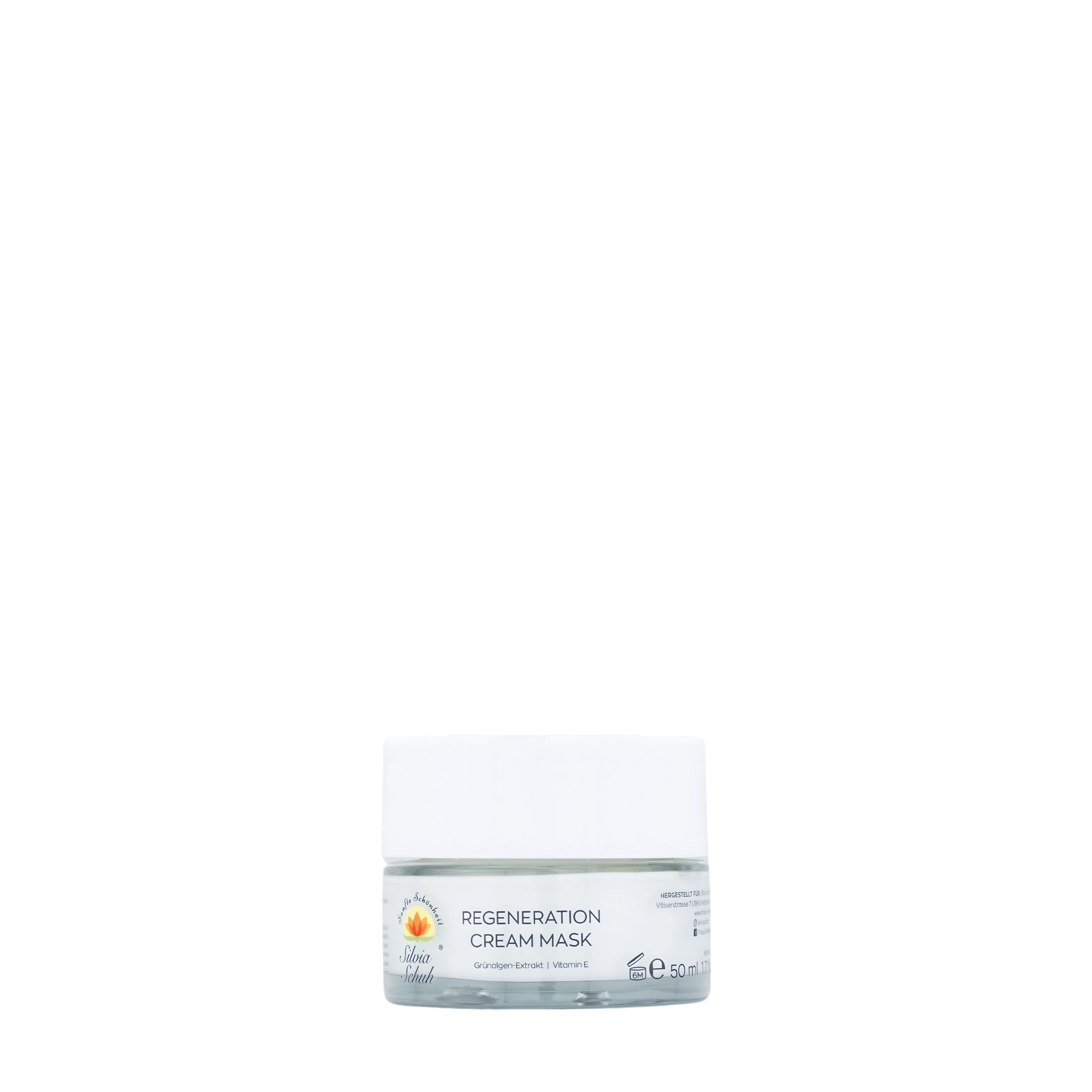 Regeneration Cream Mask in transparentem Glastiegel