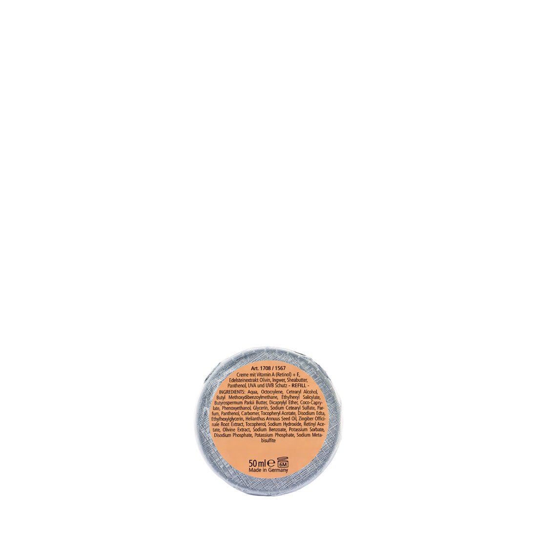 Retinol Lifting Cream Refill in weißer Kapsel