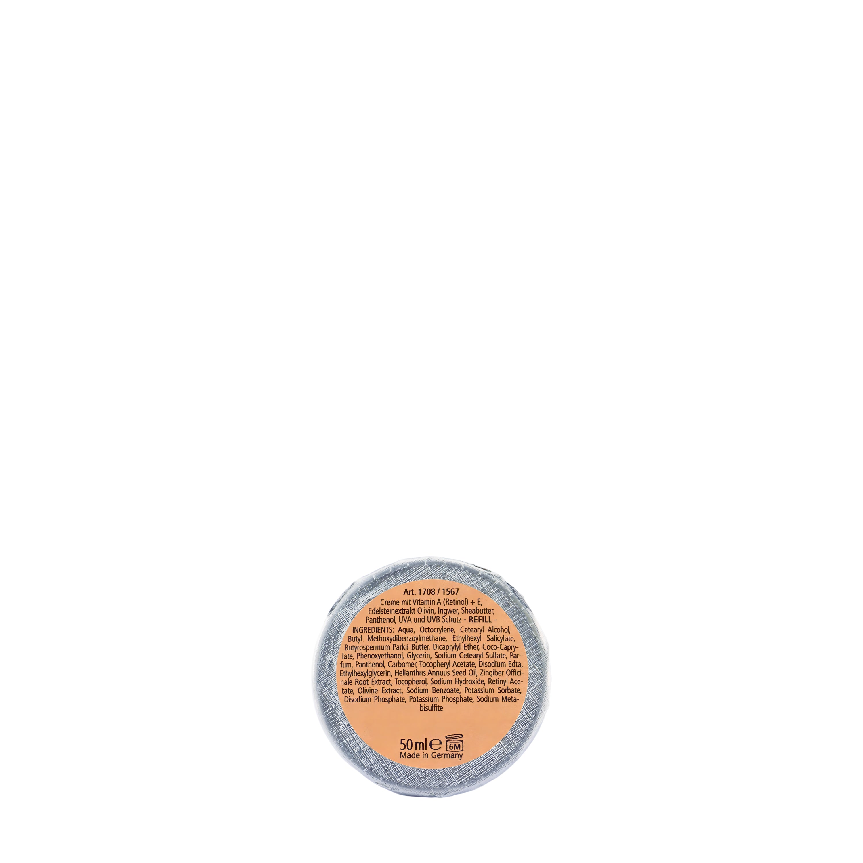 Retinol Lifting Cream Refill in weißer Kapsel