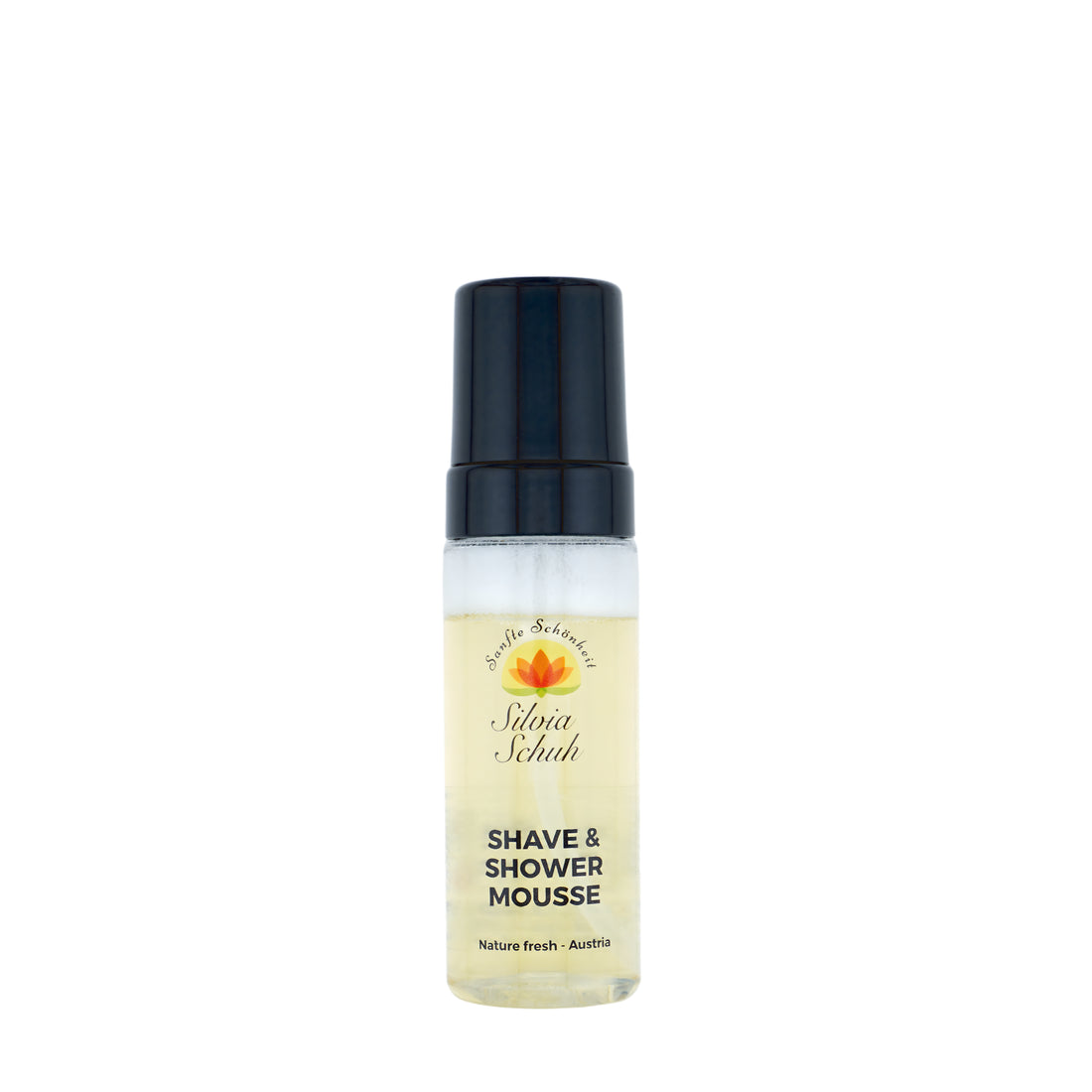 Shave and Shower Mousse in transparentem Pumpspender