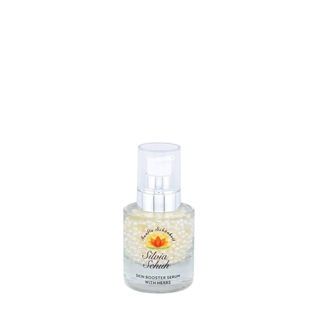 Skin Booster Serum with Herbs in transparenter Glasflasche