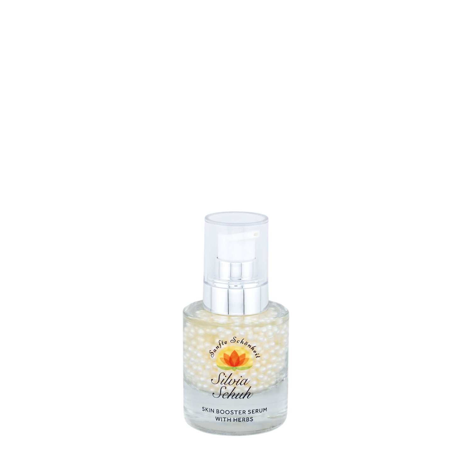 Skin Booster Serum with Herbs in transparenter Glasflasche
